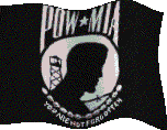Waving POW/MIA Flag